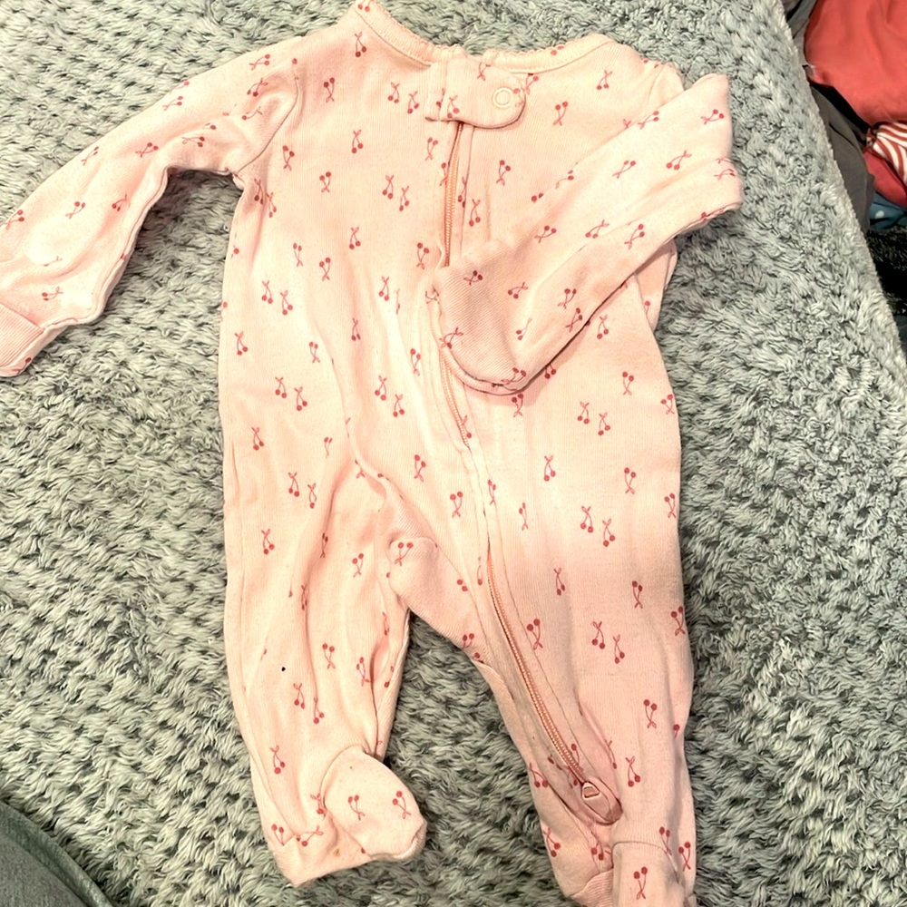 Little girl onesie footie